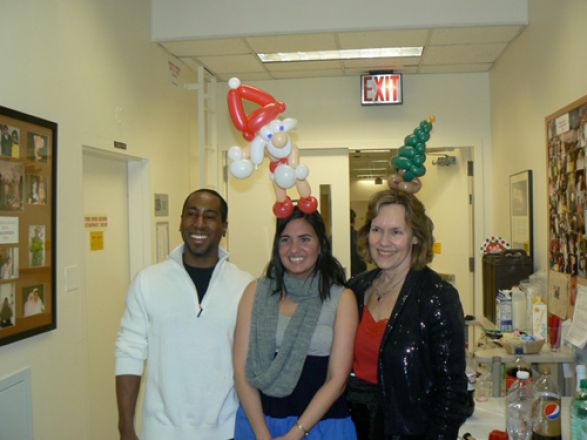 Students and faculty enjoy Holiday Party 2010.