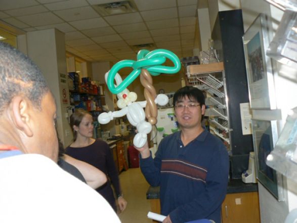 Students and faculty enjoy Holiday Party 2010.