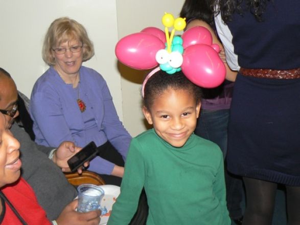 Students and faculty enjoy Holiday Party 2011.