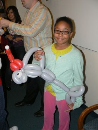 Students and faculty enjoy Holiday Party 2011.