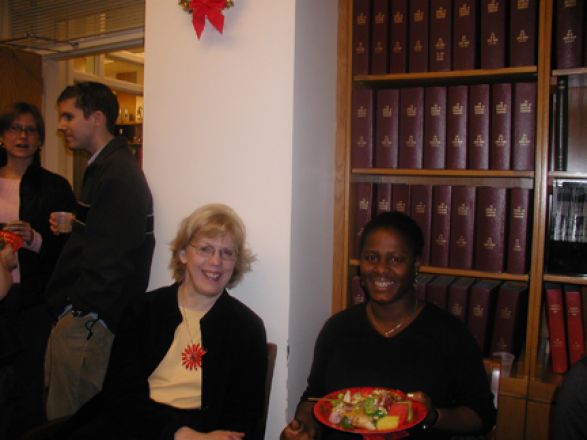 Students and faculty enjoy Holiday Party 2005. Students and faculty enjoy Holiday Party 2005.