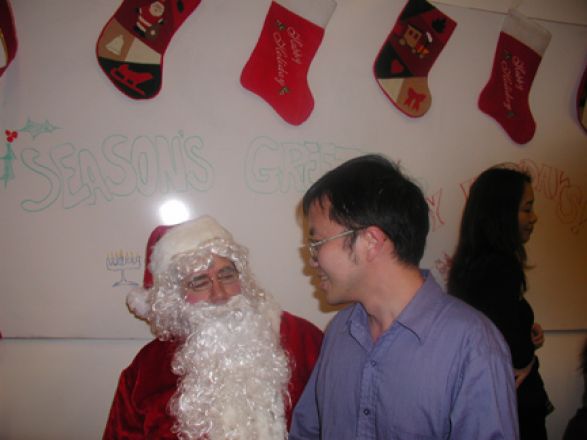 Students and faculty enjoy Holiday Party 2005. Students and faculty enjoy Holiday Party 2005.