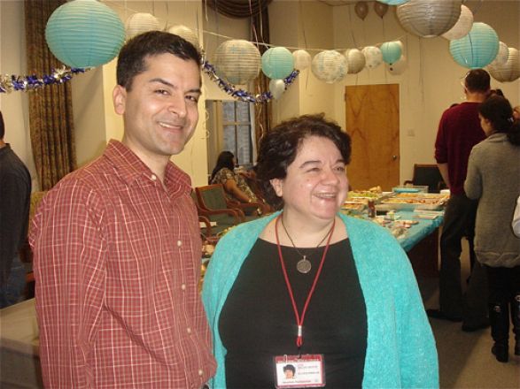 Students and faculty enjoy Holiday Party 2013.