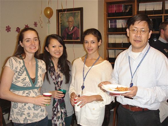 Students and faculty enjoy Holiday Party 2012.