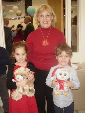 Students and faculty enjoy Holiday Party 2013.