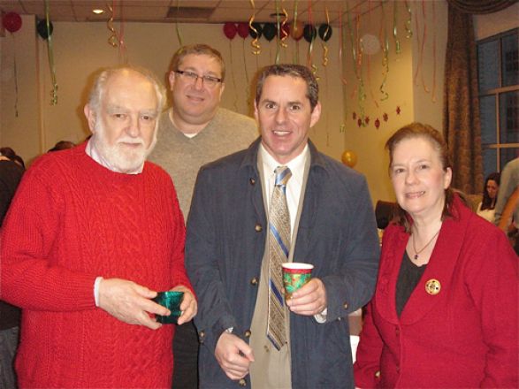 Students and faculty enjoy Holiday Party 2012.