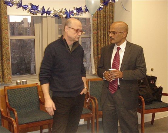 Students and faculty enjoy Holiday Party 2013.