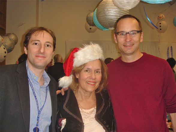 Students and faculty enjoy Holiday Party 2013.