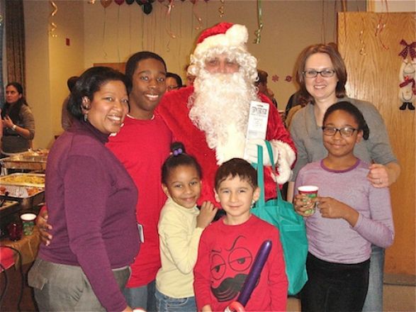 Students and faculty enjoy Holiday Party 2012.