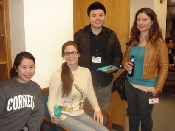 Students and faculty enjoy Holiday Party 2013.