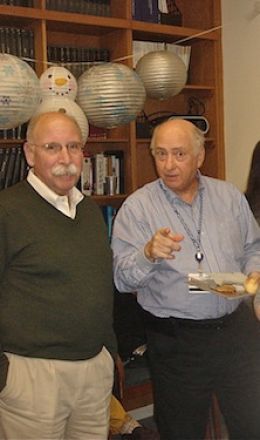 Students and faculty enjoy Holiday Party 2013.