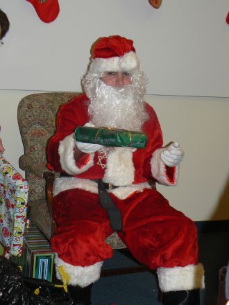 Students and faculty enjoy Holiday Party 2008.