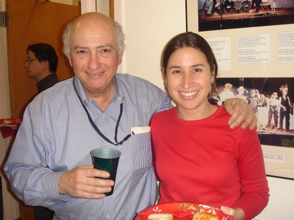 Students and faculty enjoy Holiday Party 2008.