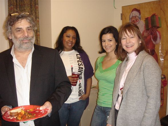 Students and faculty enjoy Holiday Party 2008.