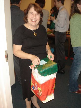 Students and faculty enjoy Holiday Party 2008.