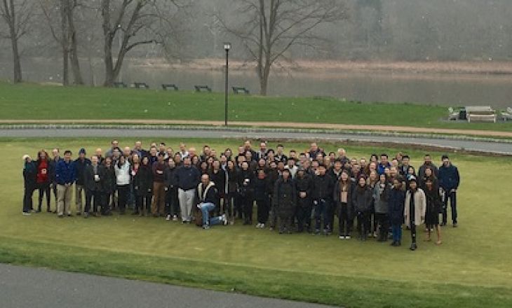 Group of students standing together.