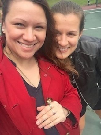 Close-up photo of two girls.