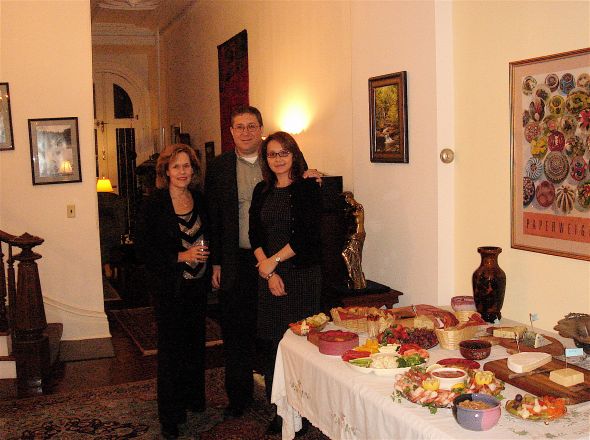 Drs. Lorraine Gudas, Lonny Levin and Dr. Levin&#039;s wife Jenny