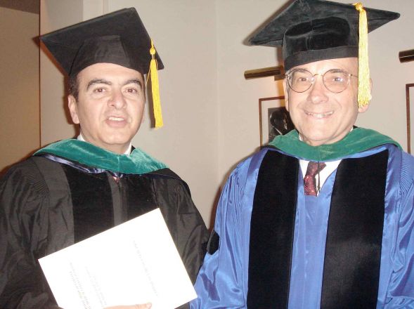 Professors in regalia.