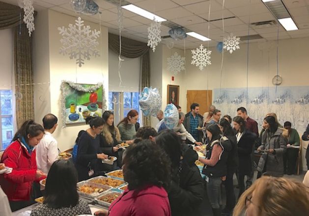 Attendees at 2017 Holiday Party.