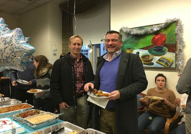 Attendees at 2017 Holiday Party.