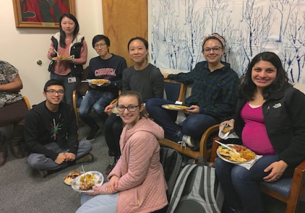 Attendees at 2017 Holiday Party.