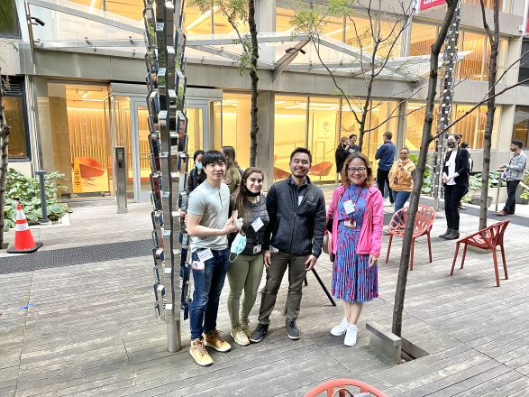 From Left: Winson Cai, Chiara Evans, Albert Agustinus, and Jianjun Xie From Left: Winson Cai, Chiara Evans, Albert Agustinus, and Jianjun Xie