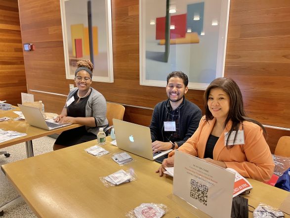 From left: Jocette Marquez, Carlos Duarte, and Lissett Checo