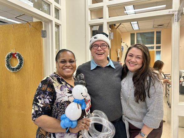 Denise Jenkins, Dr John Wagner, and Aileen Rosales