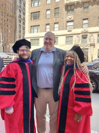 Tom Rossetti, Dr. Lonny Levin and Shakkar Wiggins