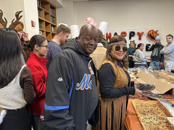 A gentleman from the security team and Lissett