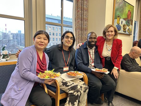 Andrew Rappa and some of his lab members along with Dr. Gudas Andrew Rappa and some of his lab members along with Dr. Gudas