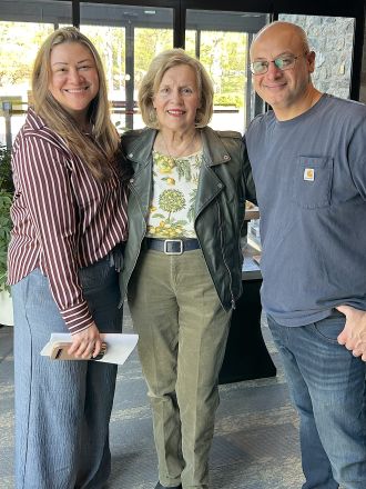 Aileen, Dr. Gudas and Dr. Abdel-Wahab