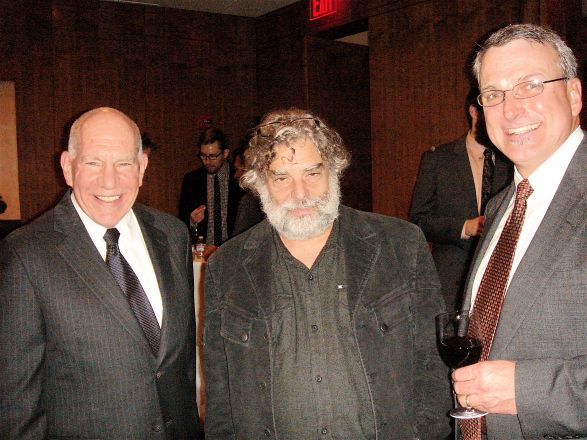 Drs. Ron Crystal, Steve Gross, and our Pharmacology Dept. seminar speaker, Dr. Kent Vrana, Chair of the Pharmacology Dept. at Penn State, Hershey, PA. The three attended a reception after the seminar on December 6, 2011.