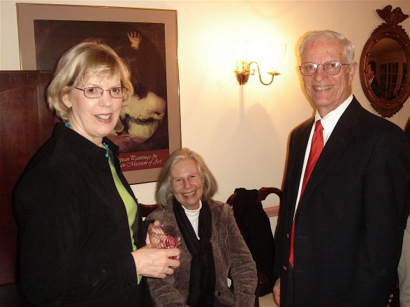 Barbara Inturrisi, June Reidenberg and Dr. Marcus Reidenberg