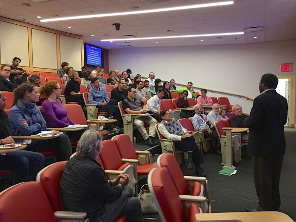 Here is Dr. James Ntambi (Univ. of Wisconsin-Madison) presenting his research talk titled:&quot;Hepatic Lipogenesis and Metabolic Signaling in Obesity and Diabetes” on October 17, 2017.