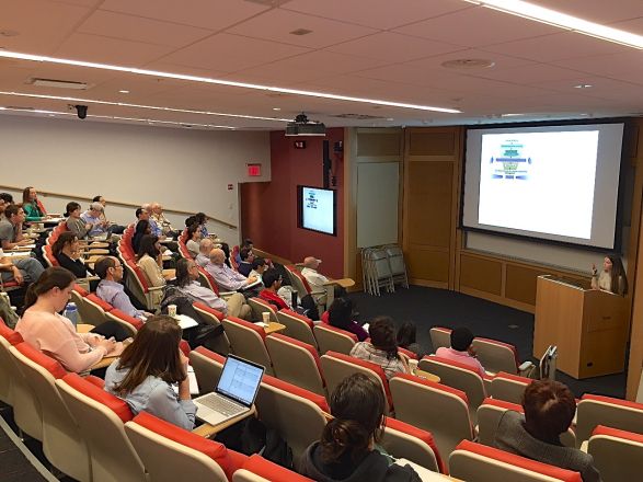 Dr. Kristen Pleil gave a beautiful seminar titled: &quot;Peptidergic Mechanisms of Addiction and Mood Disorder,&quot; her first as a faculty member at Weill Cornell, on November 29, 2016.
