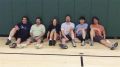 Despite the great coaching, the faculty lost to the students and postdocs 5-4, 5-4, 7-5. After the game the faculty could not move for some time