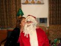 Dr. Lorraine Gudas and Santa!