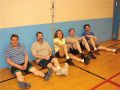 Faculty basketball team: Drs. Alex Birk, David Scheinberg, Lorraine Gudas, Michael Kharas and Luca Cartegni