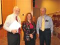 Dr. Roberto Levi, Dr. Roberta Gottlieb, and Dr. Marcus Reidenberg after Dr. Gottlieb&#039;s seminar on May 8, 2012.