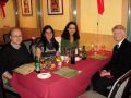 Dr. Gary Brewer presented his research in the Pharmacology Dept. seminar series on December 20, 2011. Pictured at dinner after the seminar are Drs. Miklos Toth, Frances Gratacos, Dussica Curanovic and Dr. Brewer.