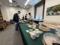 Students enjoying the lunch!