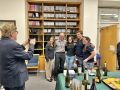 Dr. Wagner taking a picture, Dr. Pleil, Dr. Blenis, Dr. Marta Melis and our students Dan Galke and Helen Hoxie