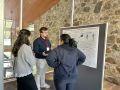 Ava Sann, Ethan Grimes with Dr. Krishna Kumar at the Poster Session