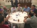 Group playing poker.
